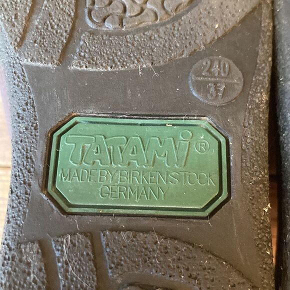 Tatami By Birkenstock Woven Slide Sandals Slip On Size 6 - Picture 12 of 12